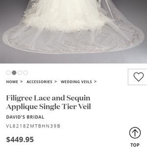 David's Bridal Dresses - Veil David's Bridal Dresses - Veil